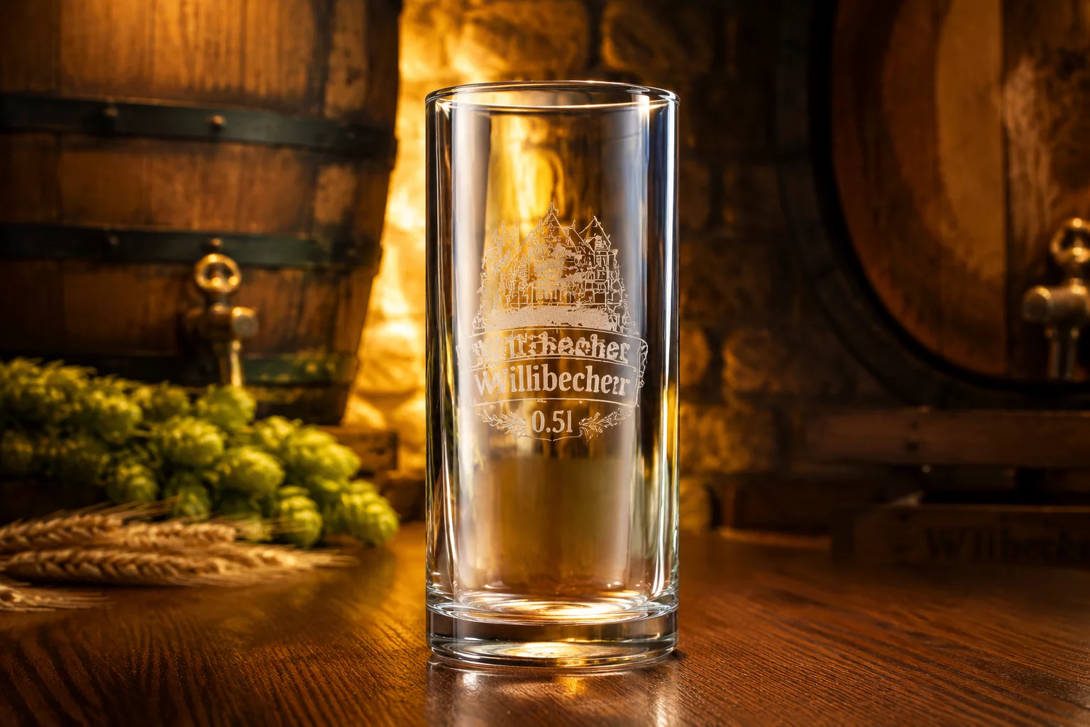 Lemke Brauhaus-Glas Sammlerglas